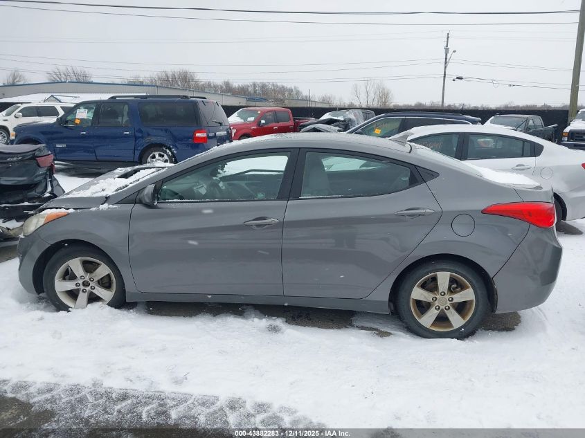 2011 Hyundai Elantra Gls VIN: 5NPDH4AE0BH047451 Lot: 43882283