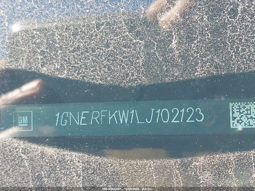 2020 Chevrolet Traverse Fwd Ls VIN: 1GNERFKW1LJ102123 Lot: 43882291