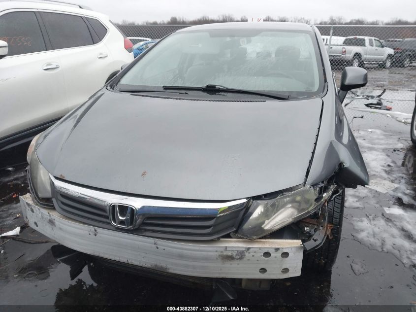 2012 Honda Civic Lx VIN: 19XFB2F53CE061194 Lot: 43882307