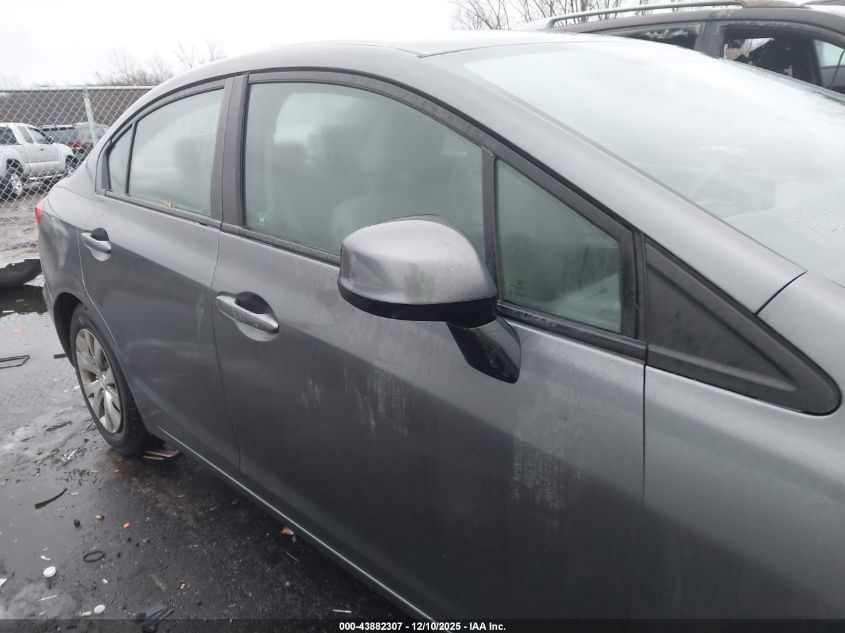 2012 Honda Civic Lx VIN: 19XFB2F53CE061194 Lot: 43882307