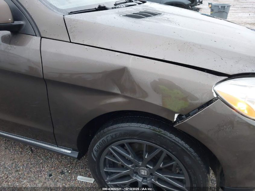 2015 Mercedes-Benz Ml 350 4Matic VIN: 4JGDA5HB8FA505395 Lot: 43882321