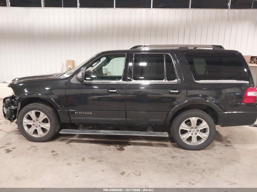 2015 Ford Expedition Platinum VIN: 1FMJU1MT2FEF01112 Lot: 43882345