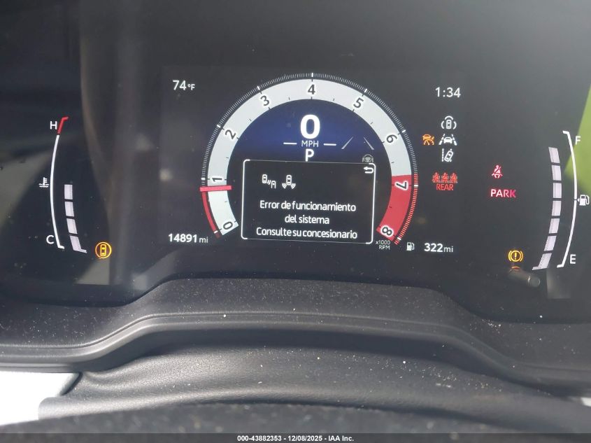 2025 Toyota Corolla Fx VIN: 5YFB4MCE9SP239437 Lot: 43882353