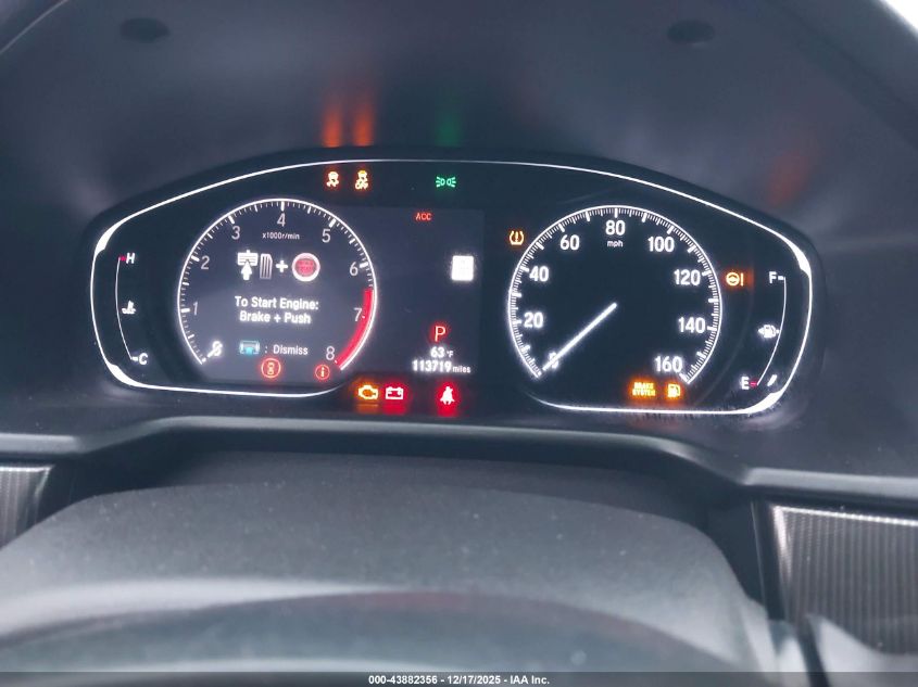 2019 Honda Accord Sport VIN: 1HGCV1F34KA012818 Lot: 43882356