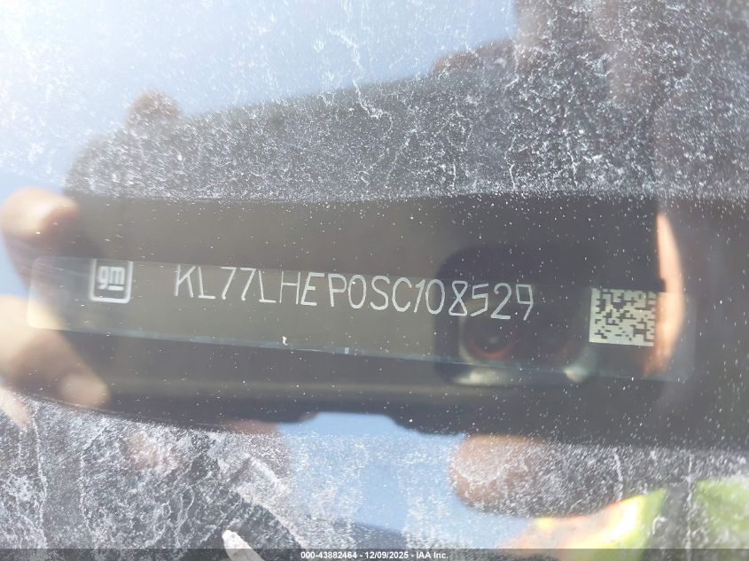 2025 Chevrolet Trax Fwd Lt VIN: KL77LHEP0SC108529 Lot: 43882464