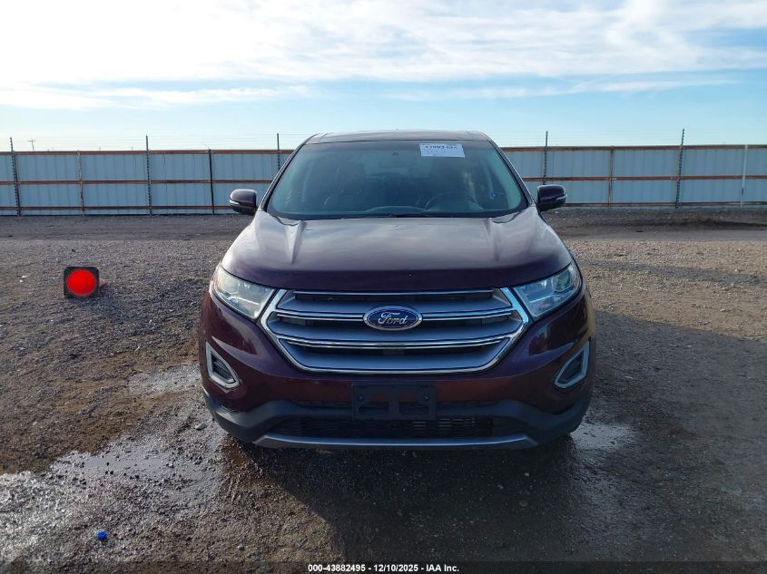 2018 Ford Edge Sel VIN: 2FMPK4J99JBB57907 Lot: 43882495