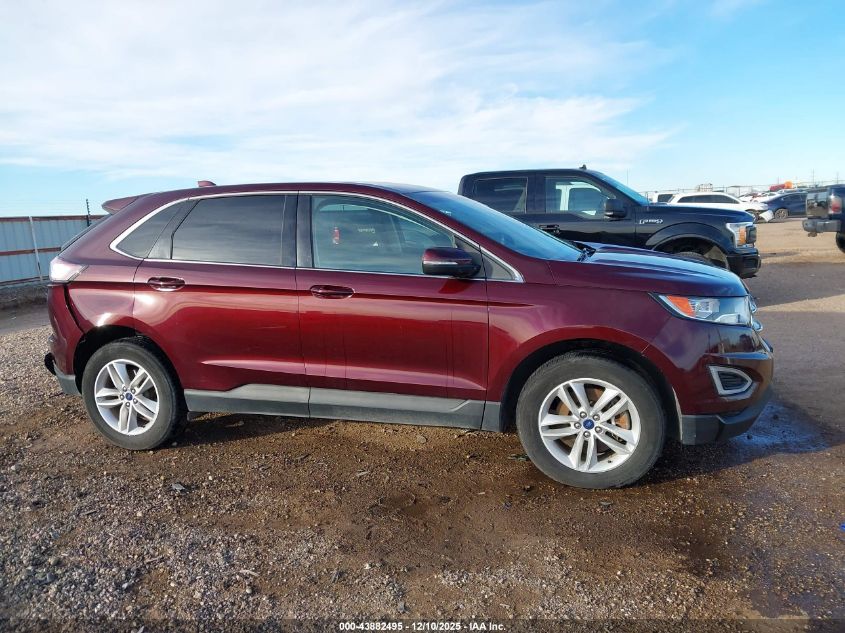 2018 Ford Edge Sel VIN: 2FMPK4J99JBB57907 Lot: 43882495
