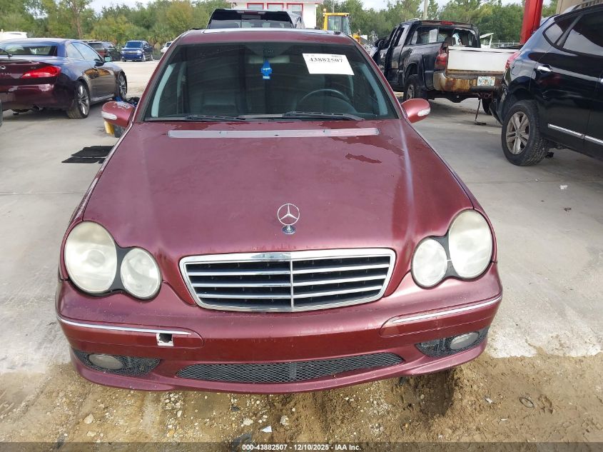 2005 Mercedes-Benz C 230 Kompressor Sport VIN: WDBRF40J85A767391 Lot: 43882507