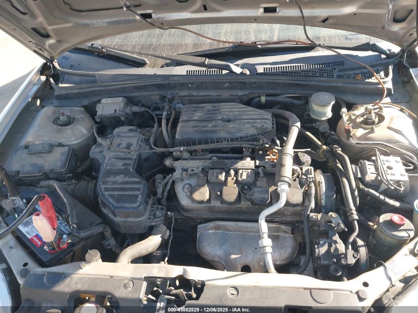 2002 Honda Civic Ex VIN: 1HGEM22972L045294 Lot: 43882529