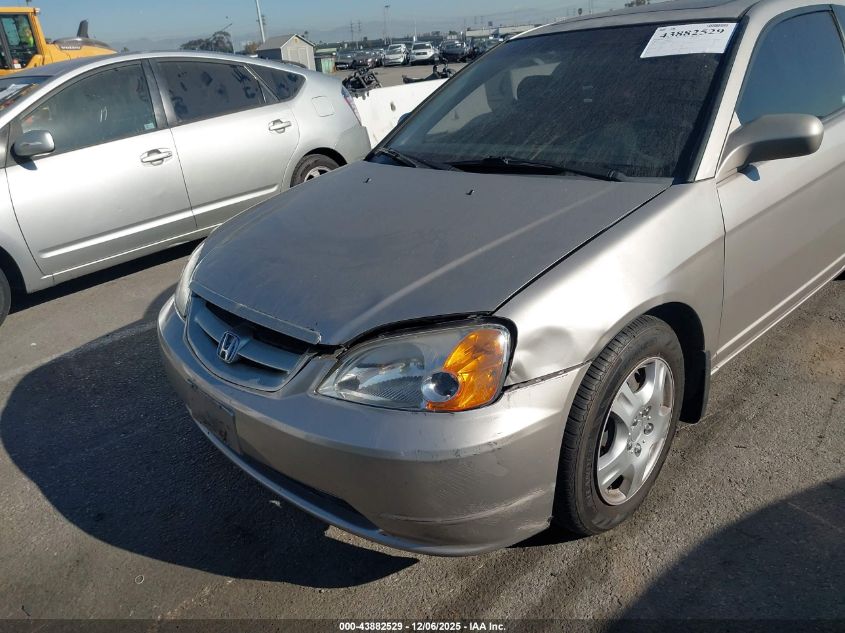 2002 Honda Civic Ex VIN: 1HGEM22972L045294 Lot: 43882529