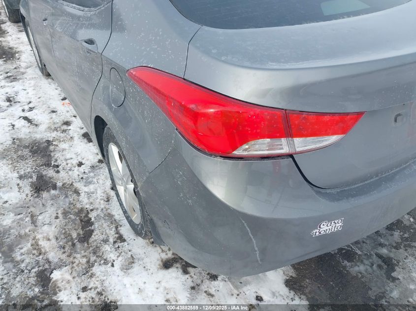 2013 Hyundai Elantra Gls VIN: 5NPDH4AE2DH289600 Lot: 43882559