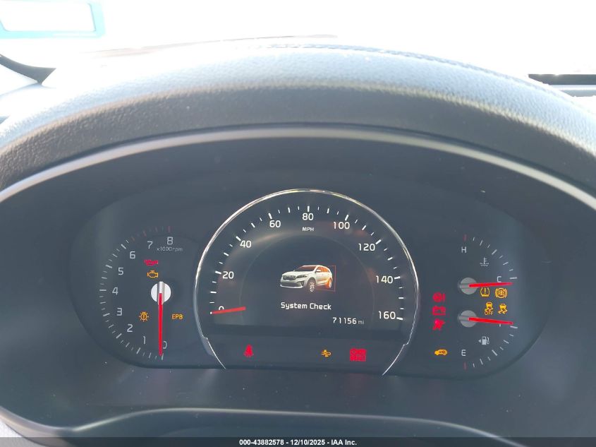 2020 Kia Sorento 3.3L Ex VIN: 5XYPHDA59LG653451 Lot: 43882578