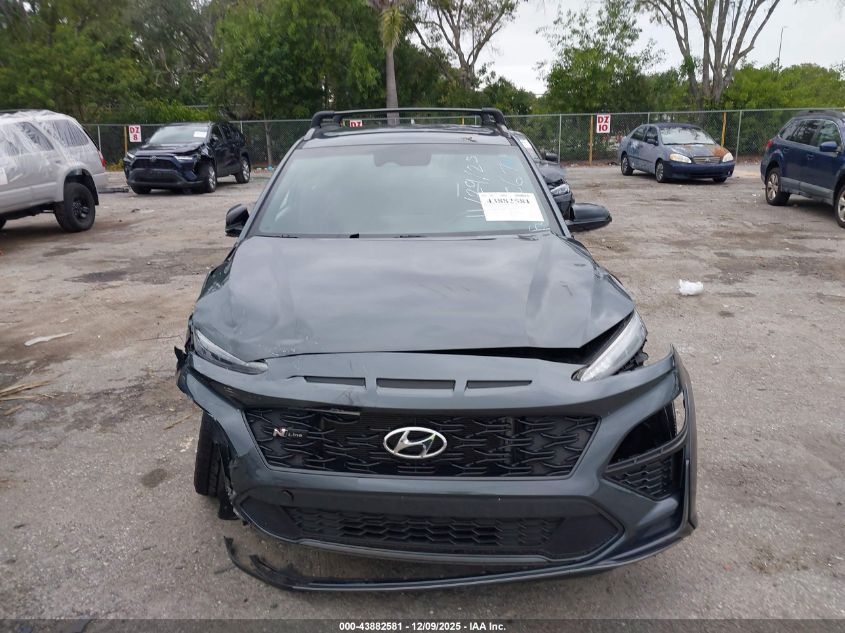 2022 Hyundai Kona N Line VIN: KM8K33A35NU906067 Lot: 43882581