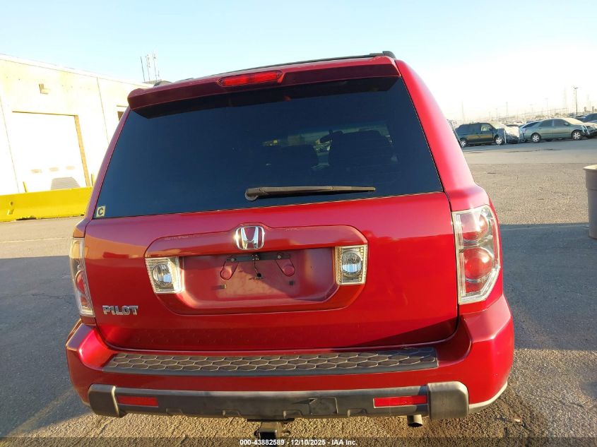 2006 Honda Pilot Ex VIN: 5FNYF28446B009119 Lot: 43882589