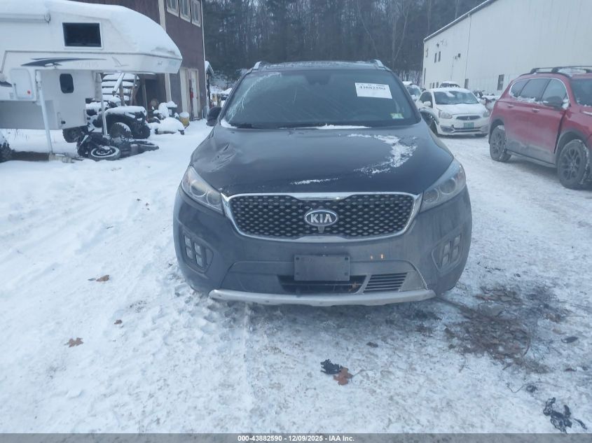 2017 Kia Sorento 3.3L Sxl VIN: 5XYPKDA56HG245076 Lot: 43882590