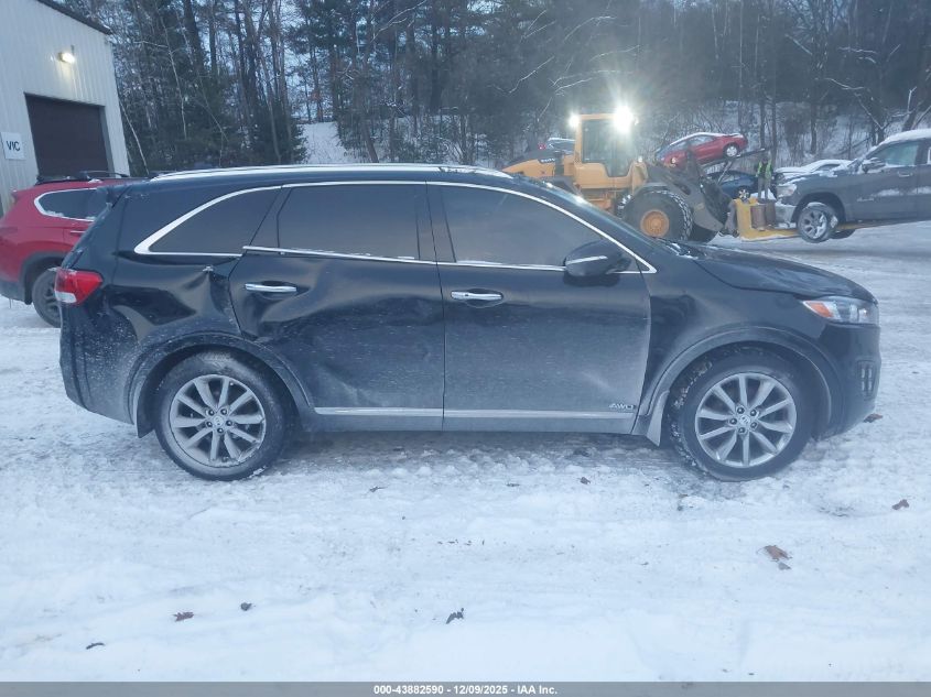 2017 Kia Sorento 3.3L Sxl VIN: 5XYPKDA56HG245076 Lot: 43882590
