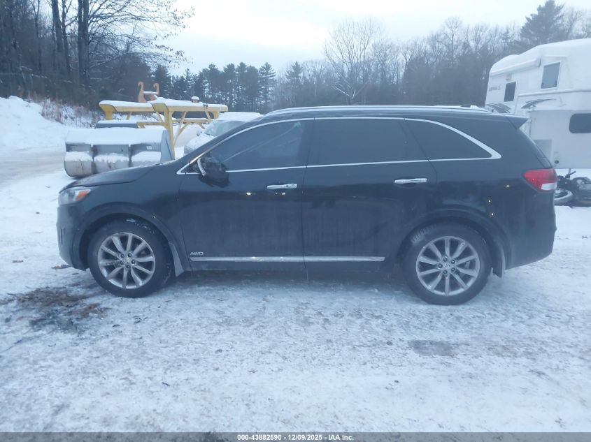 2017 Kia Sorento 3.3L Sxl VIN: 5XYPKDA56HG245076 Lot: 43882590