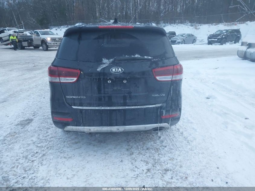 2017 Kia Sorento 3.3L Sxl VIN: 5XYPKDA56HG245076 Lot: 43882590
