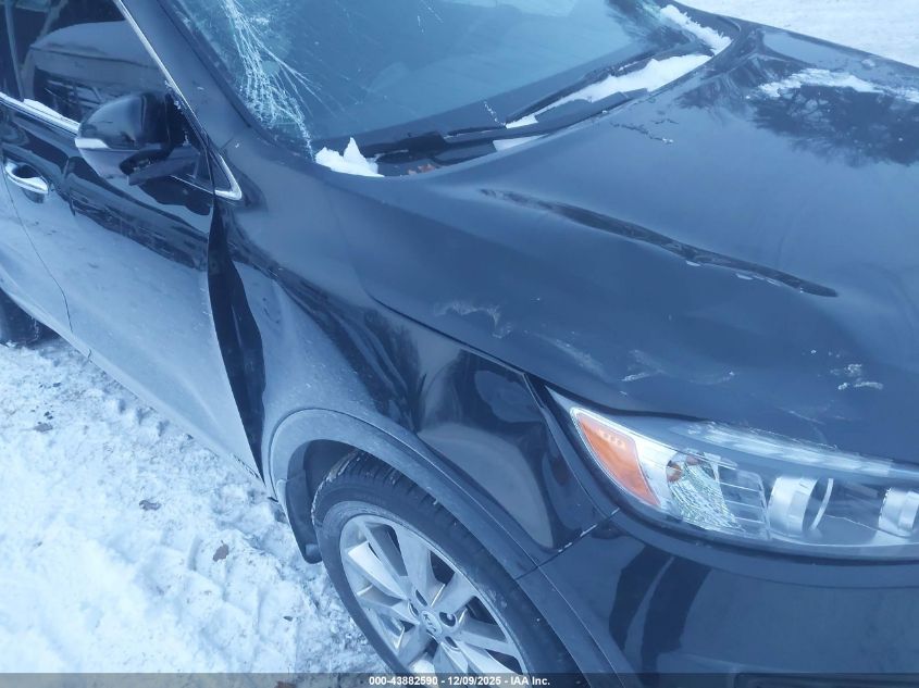 2017 Kia Sorento 3.3L Sxl VIN: 5XYPKDA56HG245076 Lot: 43882590