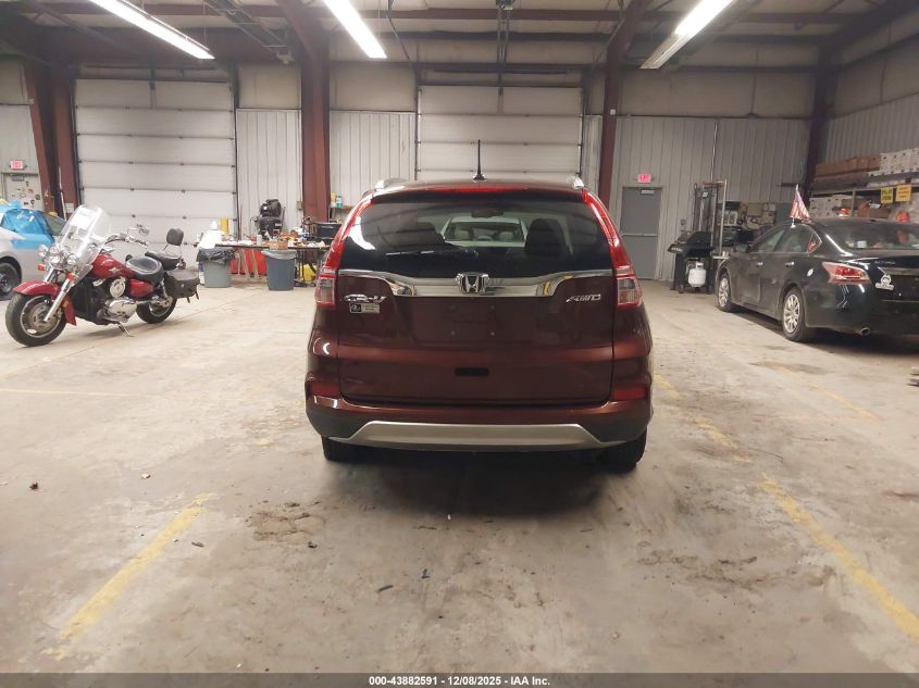 2016 Honda Cr-V Ex-L VIN: 2HKRM4H76GH642448 Lot: 43882591