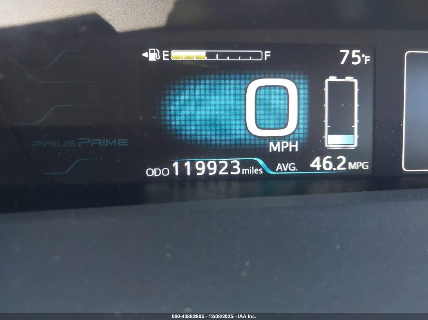 2017 Toyota Prius Prime Premium VIN: JTDKARFP2H3021277 Lot: 43882605