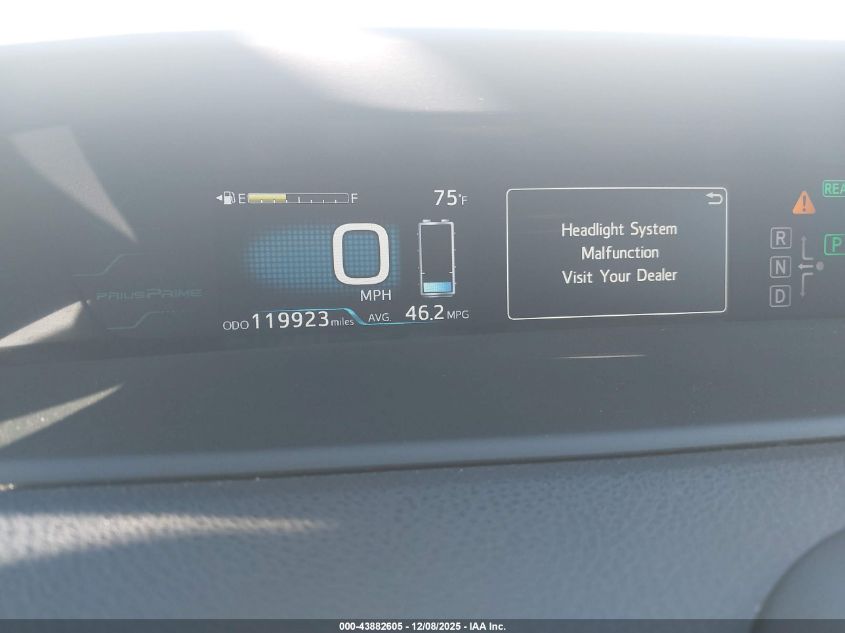 2017 Toyota Prius Prime Premium VIN: JTDKARFP2H3021277 Lot: 43882605