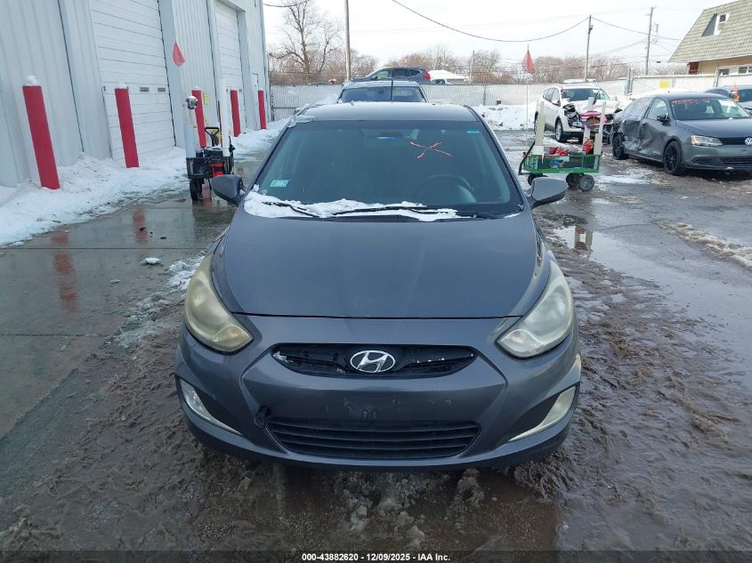 2012 Hyundai Accent Se VIN: KMHCU5AE0CU004650 Lot: 43882620