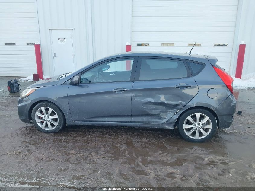 2012 Hyundai Accent Se VIN: KMHCU5AE0CU004650 Lot: 43882620