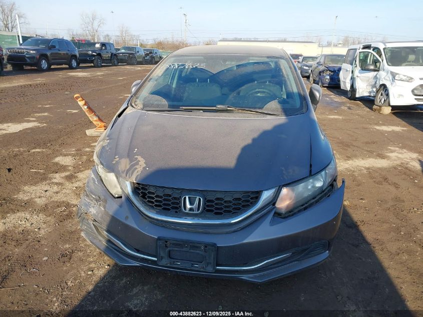 2015 Honda Civic Lx VIN: 19XFB2F54FE104381 Lot: 43882623