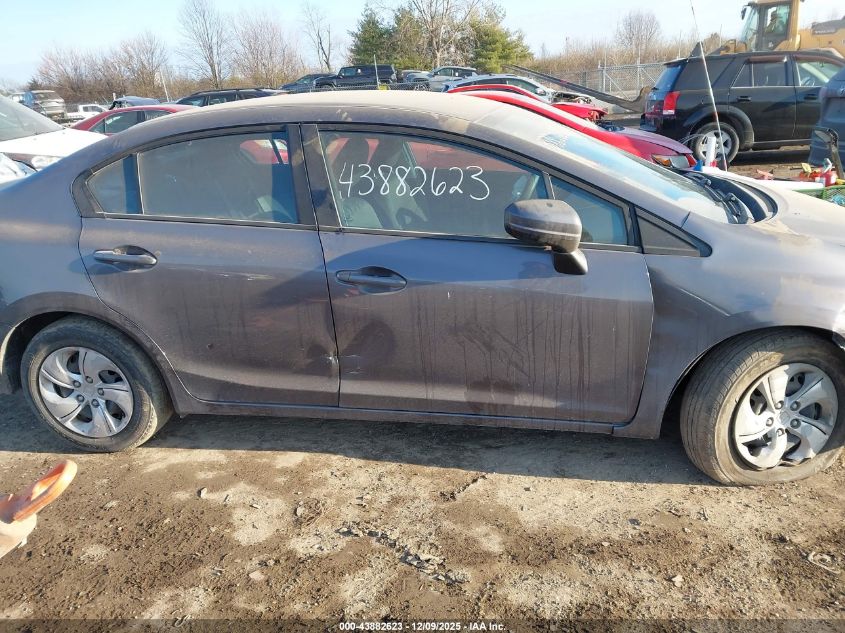 2015 Honda Civic Lx VIN: 19XFB2F54FE104381 Lot: 43882623