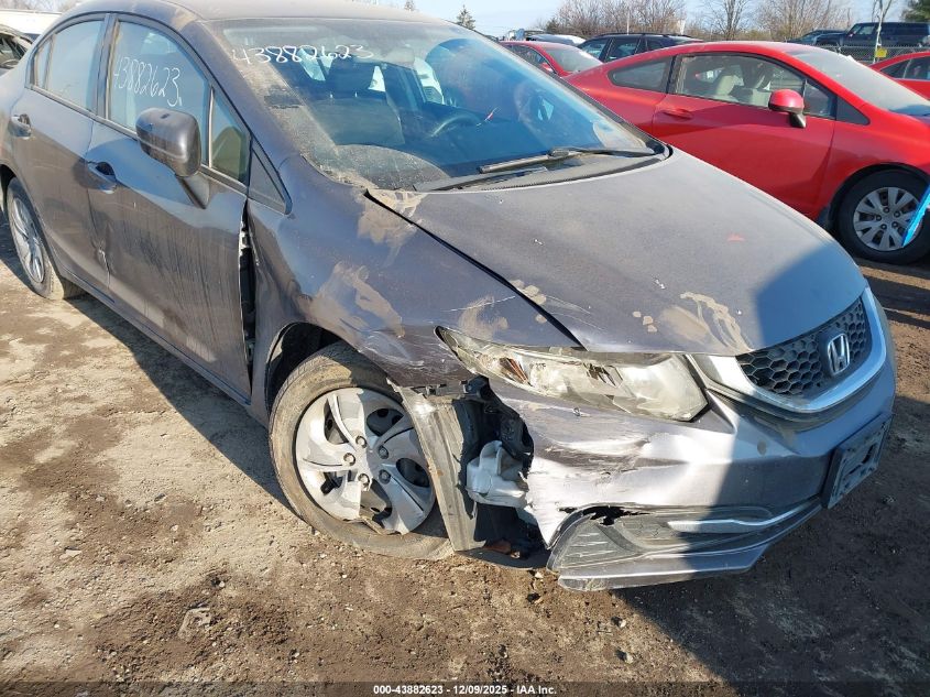 2015 Honda Civic Lx VIN: 19XFB2F54FE104381 Lot: 43882623