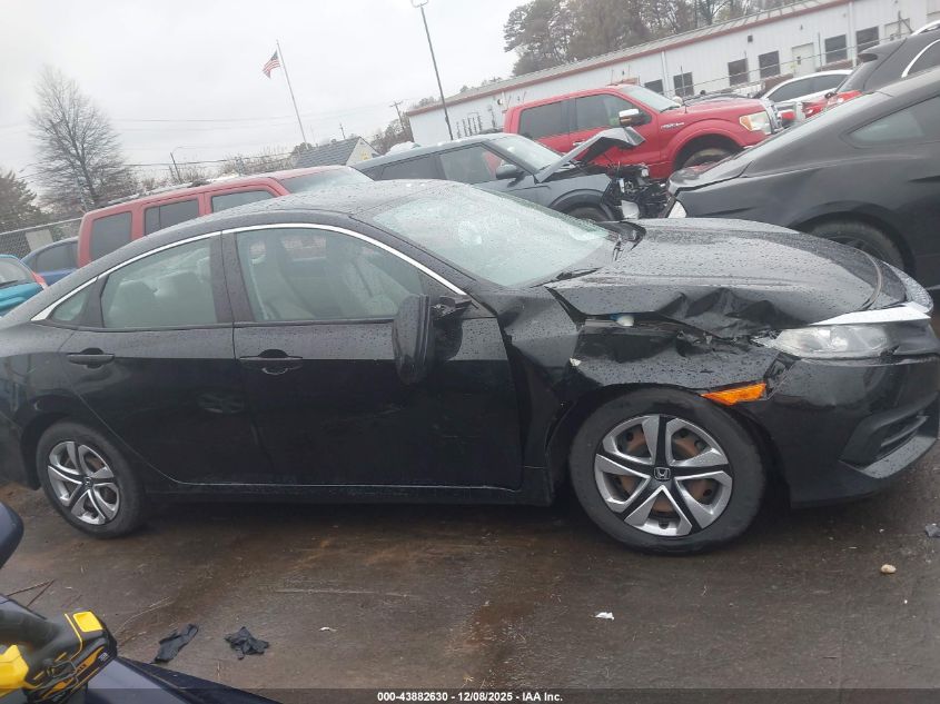 2018 Honda Civic Lx VIN: 2HGFC2F52JH515788 Lot: 43882630