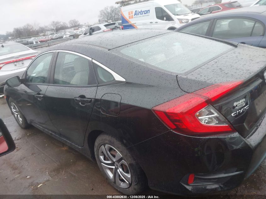 2018 Honda Civic Lx VIN: 2HGFC2F52JH515788 Lot: 43882630