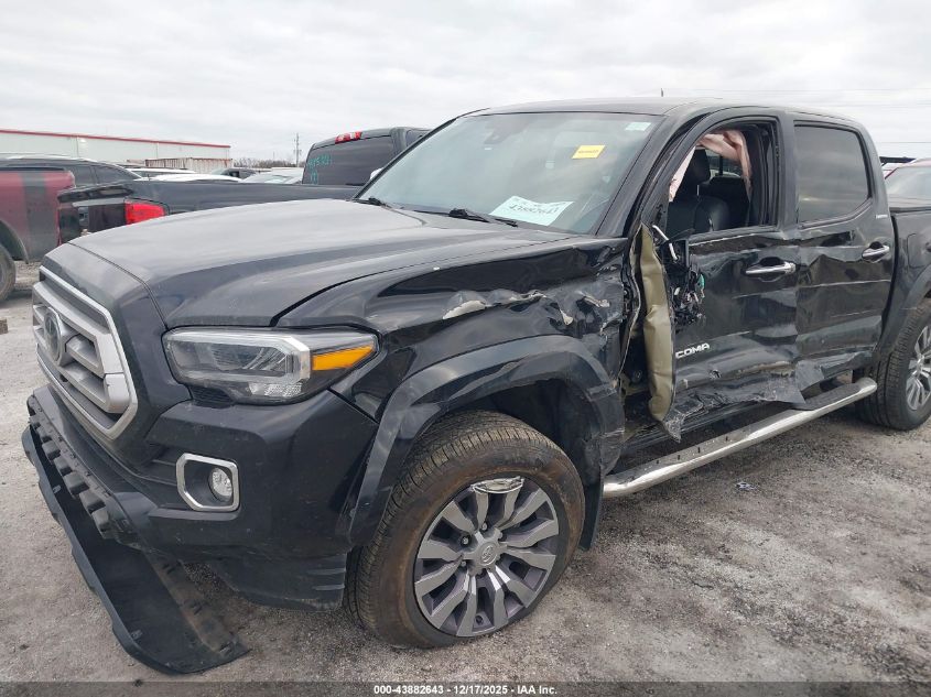 2022 Toyota Tacoma Limited VIN: 3TMGZ5AN7NM462779 Lot: 43882643