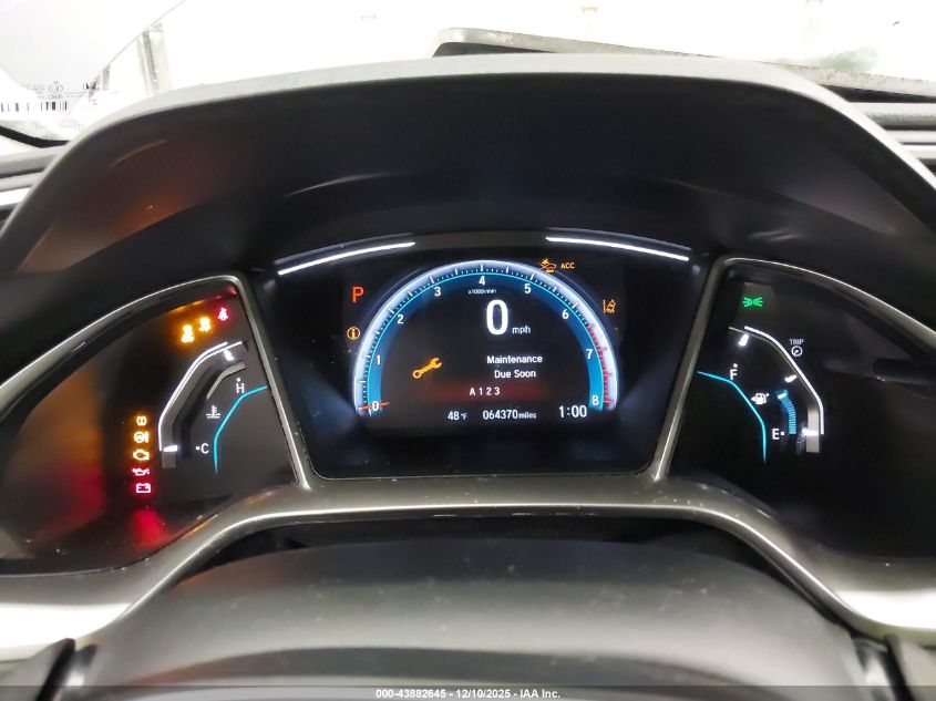 2019 Honda Civic Ex VIN: 19XFC1F38KE003439 Lot: 43882645