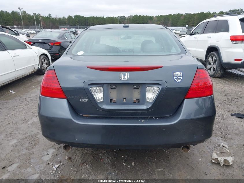 2007 Honda Accord 3.0 Ex VIN: 1HGCM66527A089552 Lot: 43882646