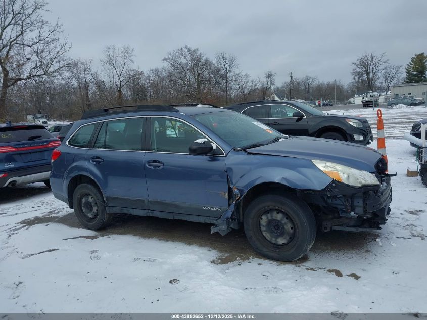 2013 Subaru Outback 2.5I VIN: 4S4BRCAC4D3258160 Lot: 43882652