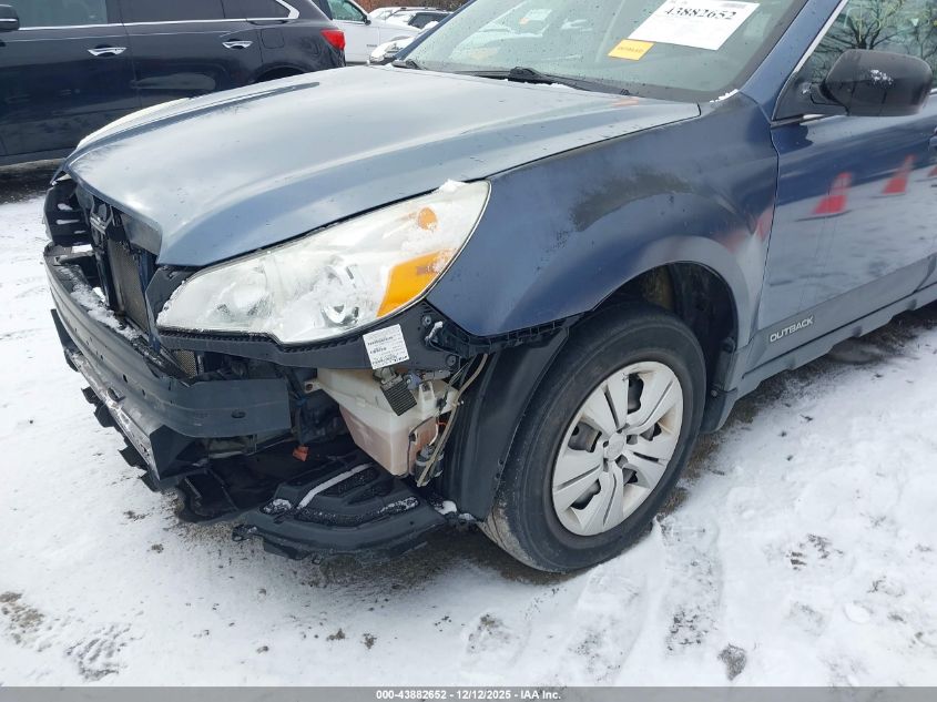 2013 Subaru Outback 2.5I VIN: 4S4BRCAC4D3258160 Lot: 43882652