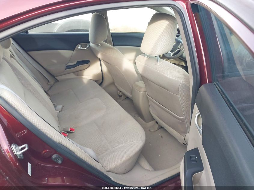 2012 Honda Civic Ex VIN: 2HGFB2F85CH509144 Lot: 43882654