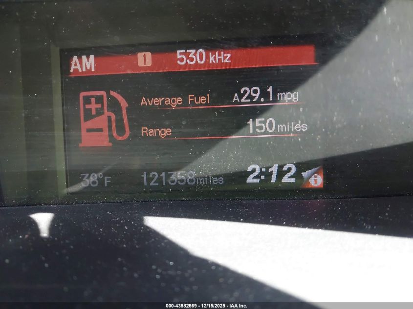 2012 Honda Civic Ex VIN: 19XFB2F89CE110554 Lot: 43882669