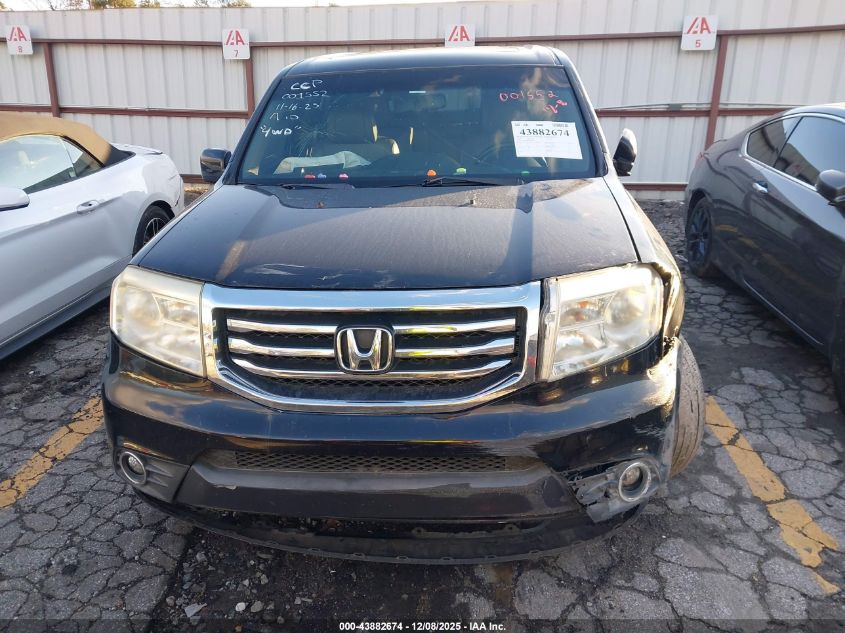 2014 Honda Pilot Ex-L VIN: 5FNYF4H57EB001552 Lot: 43882674