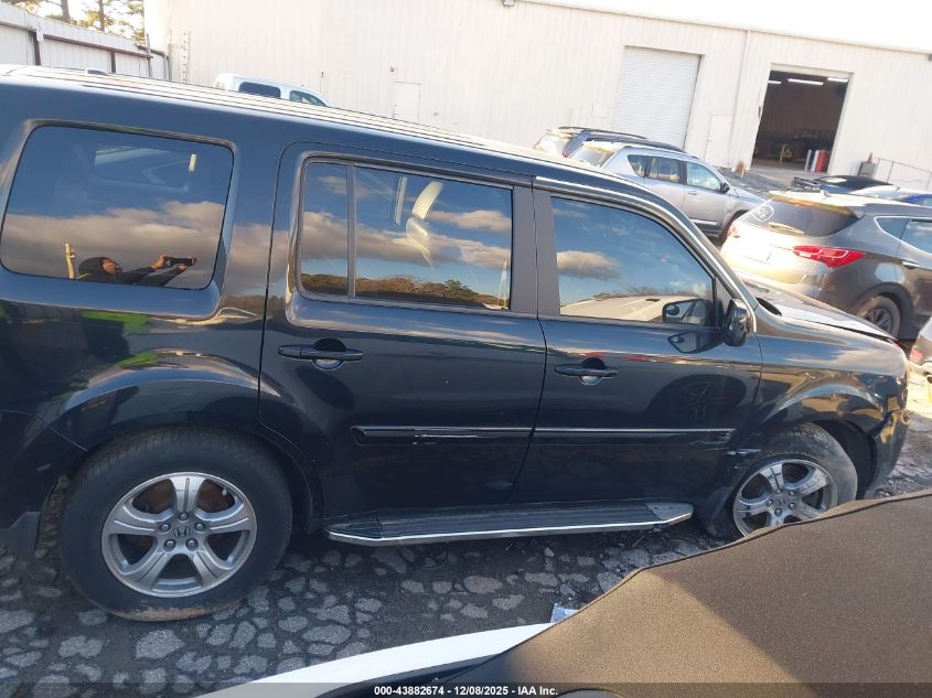 2014 Honda Pilot Ex-L VIN: 5FNYF4H57EB001552 Lot: 43882674