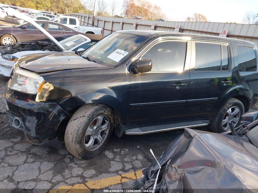 2014 Honda Pilot Ex-L VIN: 5FNYF4H57EB001552 Lot: 43882674