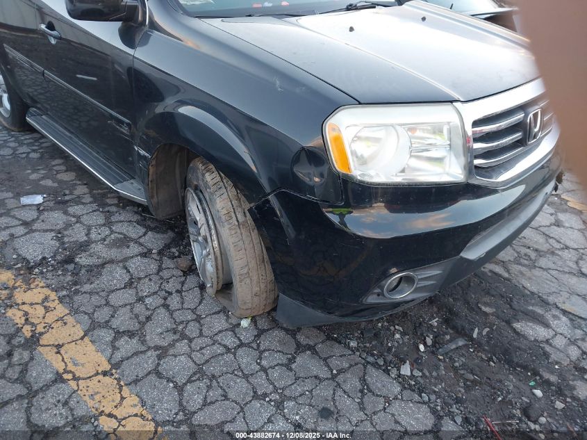 2014 Honda Pilot Ex-L VIN: 5FNYF4H57EB001552 Lot: 43882674