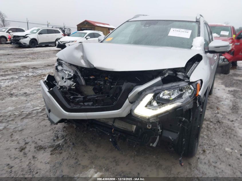 2017 Nissan Rogue Sl VIN: JN8AT2MV6HW279593 Lot: 43882698