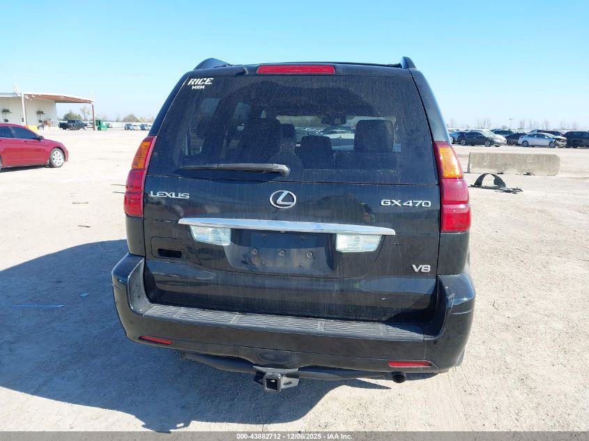 2006 Lexus Gx 470 VIN: JTJBT20X760121851 Lot: 43882712