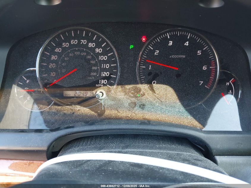 2006 Lexus Gx 470 VIN: JTJBT20X760121851 Lot: 43882712