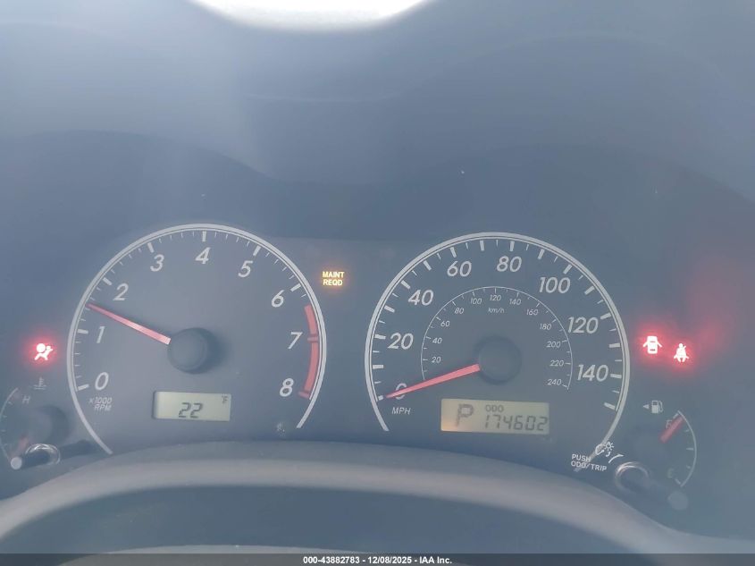 2010 Toyota Corolla Le VIN: 2T1BU4EE4AC200802 Lot: 43882783