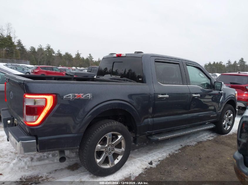 2021 Ford F-150 Lariat VIN: 1FTFW1ED4MFC83516 Lot: 43882804