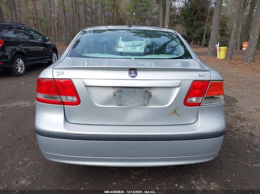 2007 Saab 9-3 2.0T VIN: YS3FD49Y371138904 Lot: 43882828